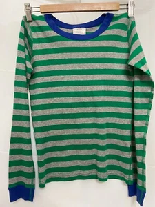 200128 Boys 150 12 HANNA ANDERSSON L/S Organic Cotton PJ Pajama Top EUC - Picture 1 of 3