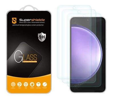 [3-Pack] Supershieldz Tempered Glass Screen Protector for Samsung Galaxy S24 FE