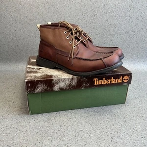 Timberland Stiefel Herren Größe 7,5 UK Braun Leder Eathkeeper Anti Müdigkeit Ionenmaske - Bild 1 von 11