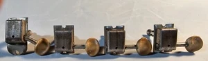 Set Of 4 Kluson Tuning Machines Pegs From Early Fender No Stamp One Bent - Picture 1 of 7