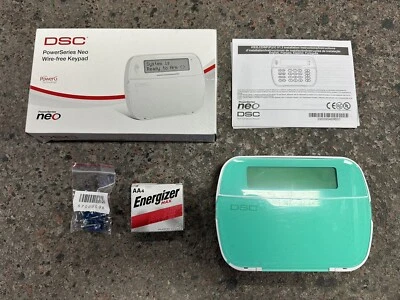 DSC Wireless Full Message LCD PowerG  Neo 2-Way Wire-Free Keypad HS2LCDWF9 ENG N - Image 1 of 3