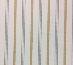 SUNBRELLA 32004 SAILOR SALT WHITE STRIPED OUTDOOR FURNITURE FABRIC BY YARD 54"W - Picture 1 of 4