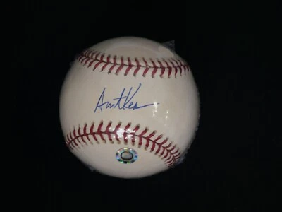 AUSTIN KEARNS SIGNED OFFICIAL MAJOR LEAGUE BASEBALL WITH MLB COA - Image 1 of 2