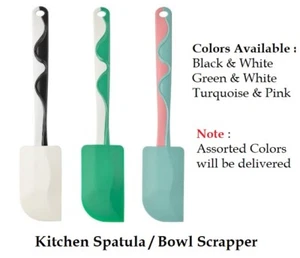 Kitchen Spatula Bowl Scraper Silicon Rubber Plastic Baking Heat Resistant - Picture 1 of 17