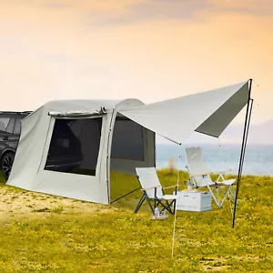 Portable Car Tent Attachment For Camping Waterproof Car Awning Outdoor Tent - Picture 1 of 17