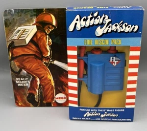 VINTAGE MEGO 1970's :     ACTION JACKSON :  FIRE RESCUE PACK -  BOXED  - Picture 1 of 11