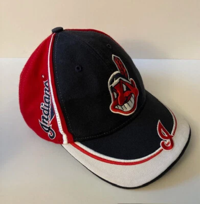 Gorra Cleveland Indians Chief Wahoo Juvenil Talla Roja Blanca y Azul Twins Enterprise Foto 1 de 4