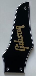 For Fit Non-Reverse Gibson Firebird"Logo"Truss Rod Cover Guitar Pickguard Black
