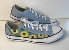 sunflower embroidered converse