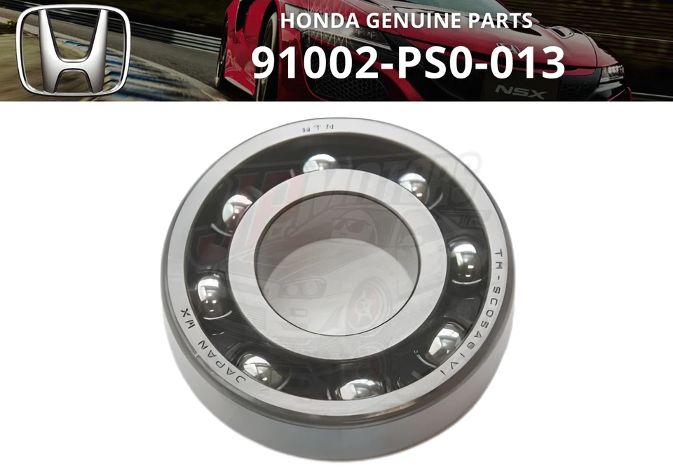 Cojinete de bola de eje de entrada genuino Honda 26X58X15 Civic del Sol Fit 91002-PS0-013 Foto 1 de 4