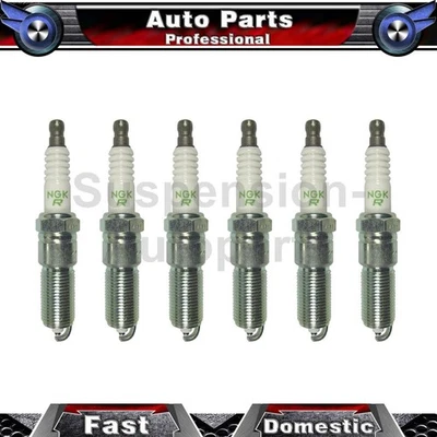 Fits Jeep Wrangler 2007 2008 2009 2010 2011 6X NGK Spark Plug Spark Plugs - Image 1 of 3
