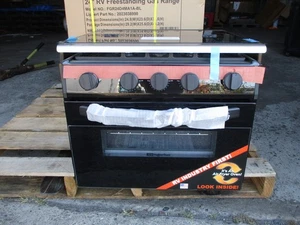 Suburban Elite Series 3-Burner 17" Range Black SANSXB3B1XAG2EK RV/Trailer FRYER - Picture 1 of 14