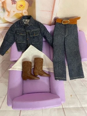 VTG Mattel Ken Brad  Way-Out West Clothing Outfit Complete #1720 W Belt &Scarf. - Image 1 of 4