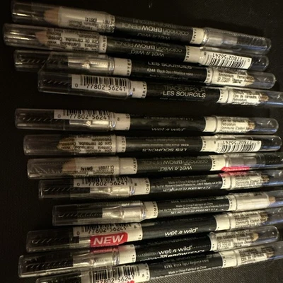 12 Wet n Wild Color Icon Brow Pencil BLACK OPS  NEW 624A Lot Of 12 - Image 1 of 4