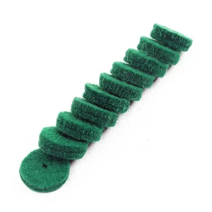 90 piezas arandelas de fieltro para piano teclado riel de equilibrio piezas de reparación verde - Imagen 1 de 12