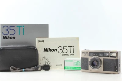 Nikon 35Ti  35 Ti 35mm Point & Shoot Film Camera [ Top MINT ] Box, Case - JAPAN - Image 1 of 4
