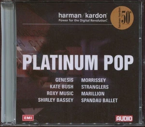 CD AUDIO HARMAN/KARDON PLATINUM POP Genesis Bush Bassey Marillion Morrissey.2003 - Picture 1 of 3