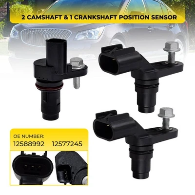 2x Camshaft Crankshaft 1x & Position Sensor For Chevrolet Captiva Sport 2008-15 - Image 1 of 4