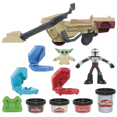 Play-Doh Star Wars: The Mandalorian Lanzamiento Speeder Juguete para Niños y Niñas 4+ Foto 1 de 4