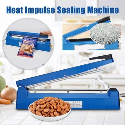 NEW Impulse Heat Sealer Sealing Plastic PP Bag Film Machine Element Teflon 200mm - Image 1 of 4