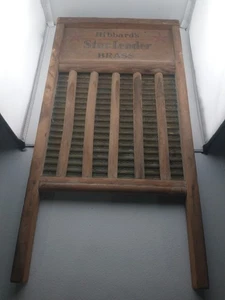 Lavabo vintage de latón Hibbard's Star Leader. - Imagen 1 de 5