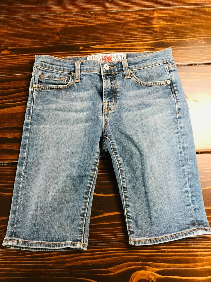 Pantalones Cortos de Jean VIGOSS, Para Mujer Talla 28, Azul, Denim, Bermudas Londres, Bolsillos Foto 1 de 4