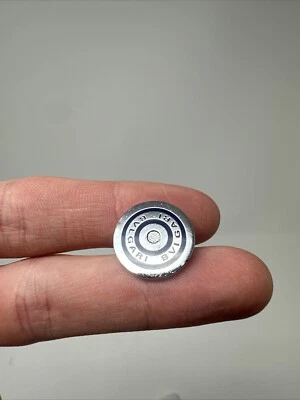 BVLGARI CUFFLINKS SILVER BLUE MENS - RARE (SINGLE PIECE, MISSING STONE) - Image 1 of 4