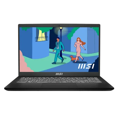 MSI Notebook 15,6 Ryzen5 7530U 16GB RAM 4TB SSD AMD Radeon Grafik Win 11 Pro - Bild 1 von 4