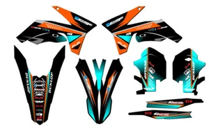 2012-2013 EXC SURGE Orange Senge Graphics Kit Compatible with KTM - Picture 1 of 10
