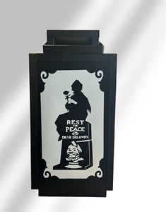 DISNEY HAUNTED MANSION Character Black Metal silhouette LED lantern - Picture 1 of 5