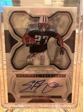 2022 Panini National Treasures EDDIE GEORGE Signatures Gold Auto 20/25 Titans
