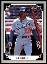 1991 Leaf Kal Daniels Baseball Cards #112