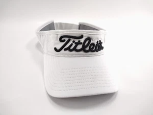 Titleist Adult Adjustable Visor Hat White/Black - Wooster Country Club - Picture 1 of 13