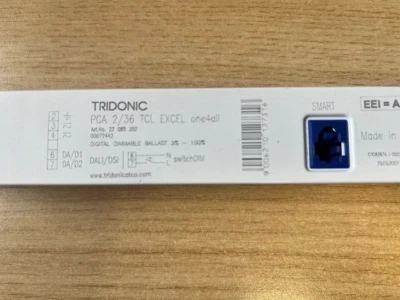 TRIDONIC DRIVER/BALLAST PCA 2/36 TCL EXCEL one4all DALI #00072442 X 2