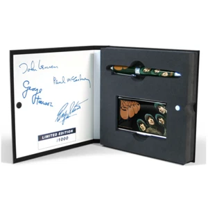 ACME Studio THE BEATLES “Rubber Soul" ARTIST PROOF Rollerball Card Case Set - Picture 1 of 4