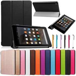 Smart Cover Auto Sleep/Wake Stand Case Hülle für Amazon Fire 7 Tablet  - Bild 1 von 51