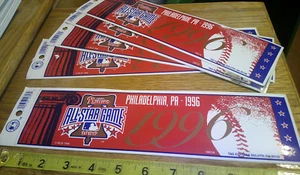 5 1996 All Star Game Autoaufkleber Philadelphia Pa. Phillies von Tag Express - Bild 1 von 2