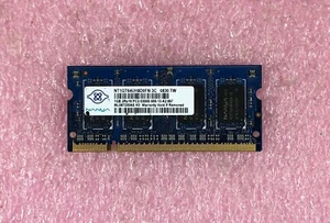1GB NANYA DDR2-667 PC2-5300S NON-ECC SODIMM MEMORY RAM - NT1GT64UH8D0FN-3C - Picture 1 of 2