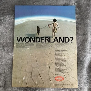 Mitsui Group Tokio Japón Niño Paseo Perro País de las Maravillas Anuncio Impreso 1972 - Imagen 1 de 5