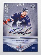 2021 Sereal KHL First Season Autograph #FST-A61 Otso Rantakari 15/15