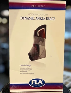 FLA Pro-Lite Motion Comfort Dynamic Ankle Brace Left Foot X-Small/Small - Picture 1 of 4