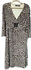 Leopard Print Dress size Uk12 STAR By Julian McDonald  Jersey Stretch
