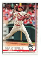2019 Topps Carlos Martinez  #58   St. Louis Cardinals Baseball Card