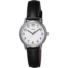 Timex Easy Reader White Dial Black Leather Strap Unisex Watch TW2V69100