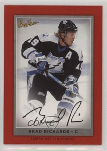 2006-07 Upper Deck Bee Hive Red Facsimile Signatures Brad Richards #10