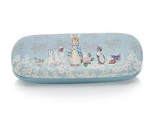 Beatrix Potter Women Peter Rabbit Flowers Design Glasses Hard Case Box Storage