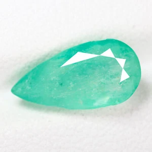 2.80Ct Awesome Pear cut 13 x 7 mm Colombian Mine Emerald - Bild 1 von 5