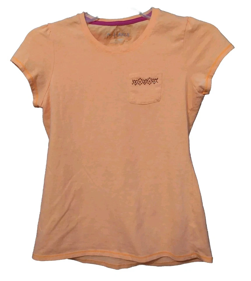 Camisa naranja mandarina Hanes para niñas talla XL (14) Foto 1 de 1