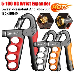 5-100Kg Verstellbarer Handgriff Kraft Power Trainer Greifer Verstärker - Bild 1 von 10
