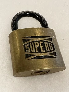 Vintage Superb Antique Padlock No Key - Picture 1 of 5